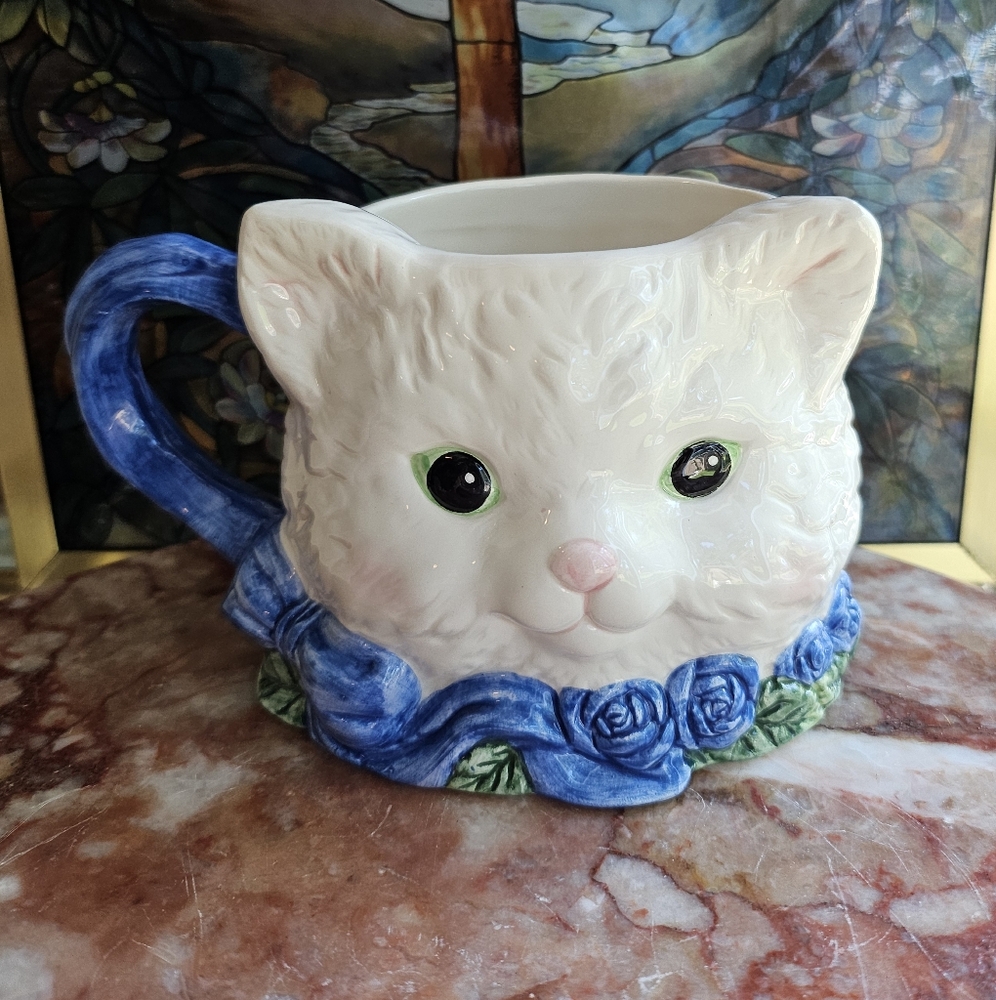 Vintage Avon Ceramic Blue Rose Collection - Picture 2 of 6